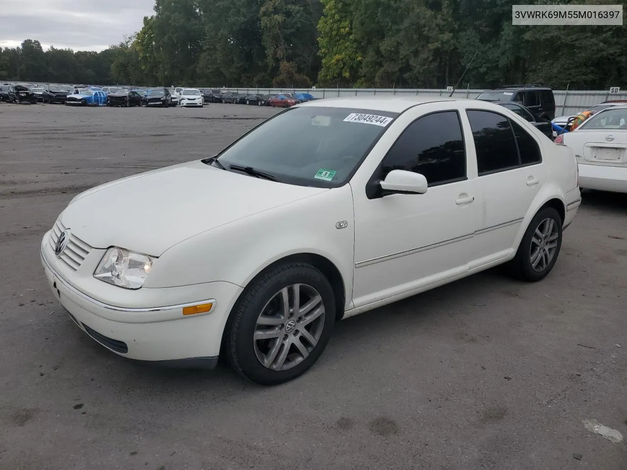 2005 Volkswagen Jetta Gl VIN: 3VWRK69M55M016397 Lot: 73049244