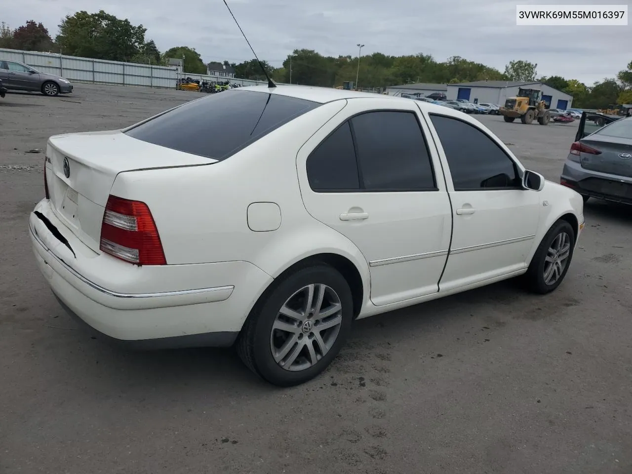 2005 Volkswagen Jetta Gl VIN: 3VWRK69M55M016397 Lot: 73049244