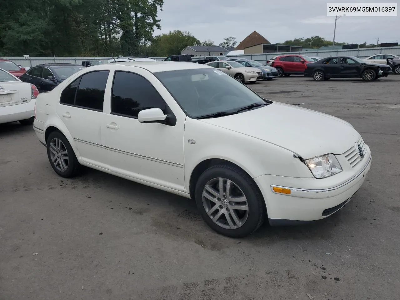 2005 Volkswagen Jetta Gl VIN: 3VWRK69M55M016397 Lot: 73049244