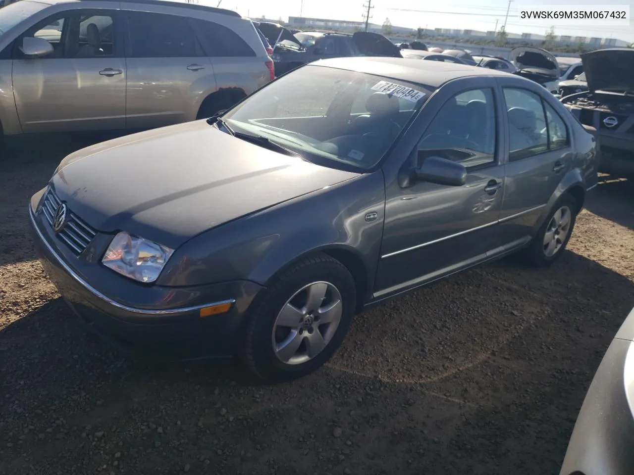 2005 Volkswagen Jetta Gls VIN: 3VWSK69M35M067432 Lot: 73270494