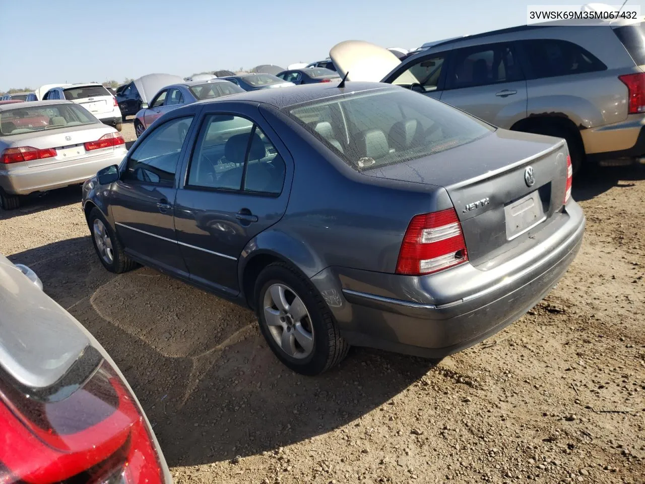 2005 Volkswagen Jetta Gls VIN: 3VWSK69M35M067432 Lot: 73270494