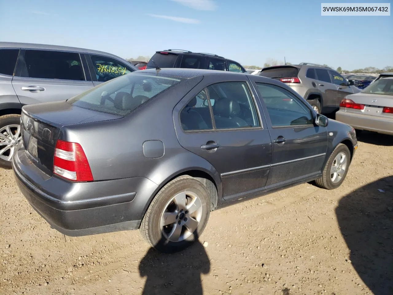 2005 Volkswagen Jetta Gls VIN: 3VWSK69M35M067432 Lot: 73270494