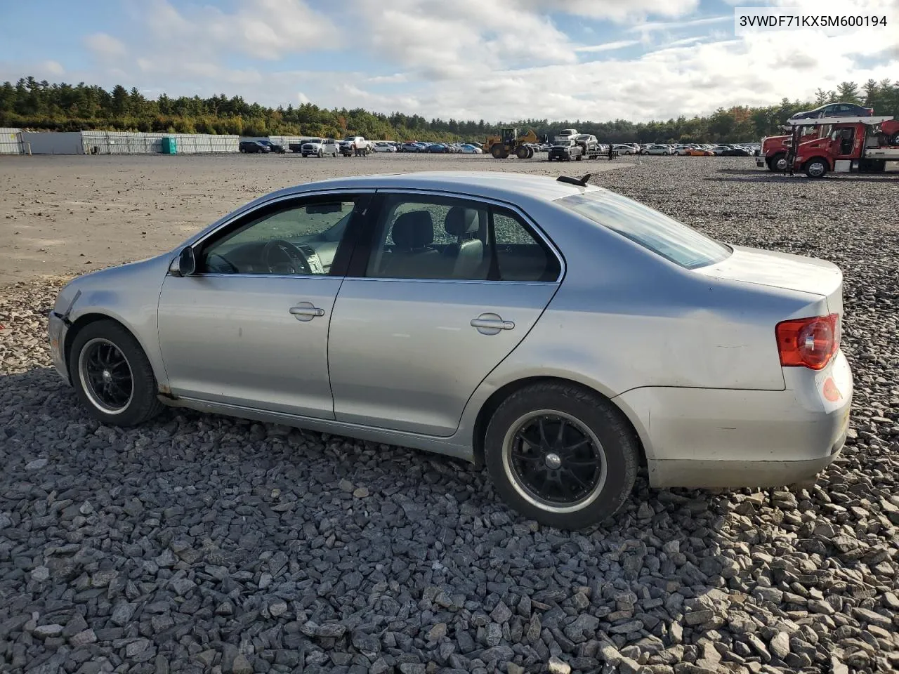 2005 Volkswagen New Jetta 2.5L Option Package 2 VIN: 3VWDF71KX5M600194 Lot: 73515464