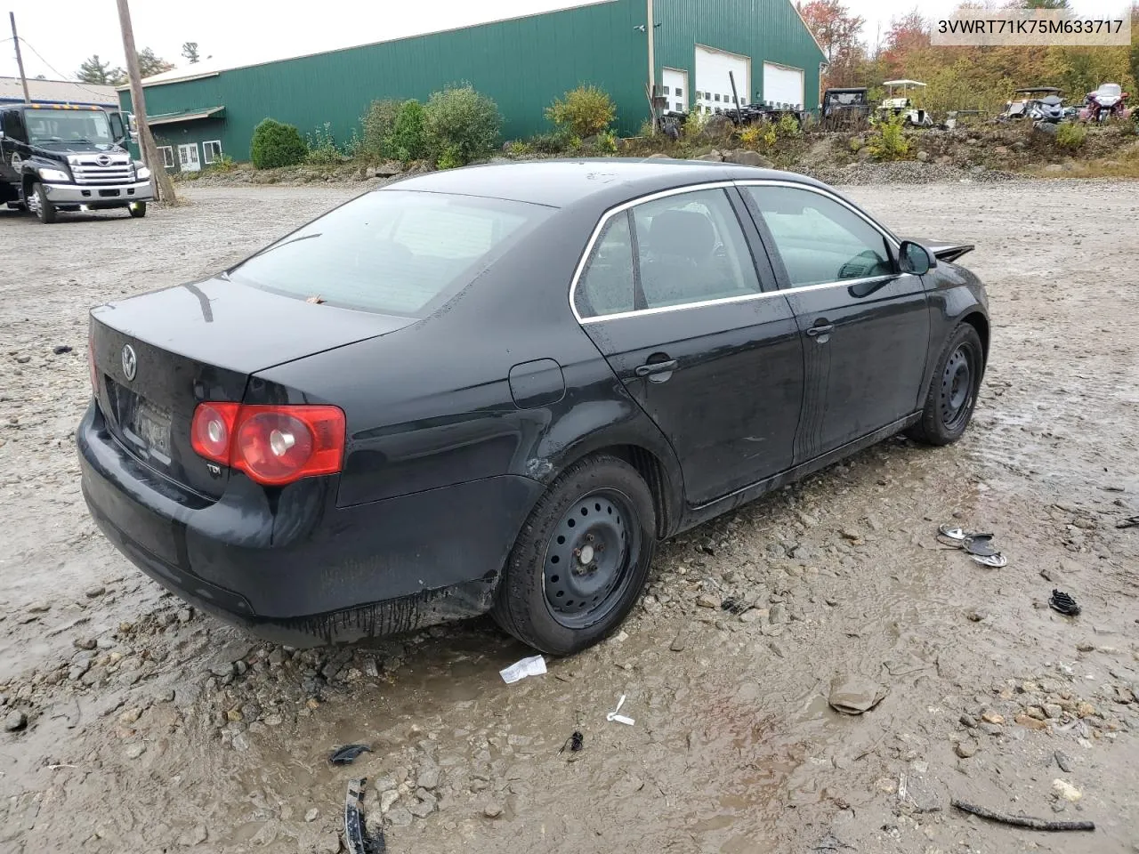 2005 Volkswagen New Jetta Tdi VIN: 3VWRT71K75M633717 Lot: 74534734