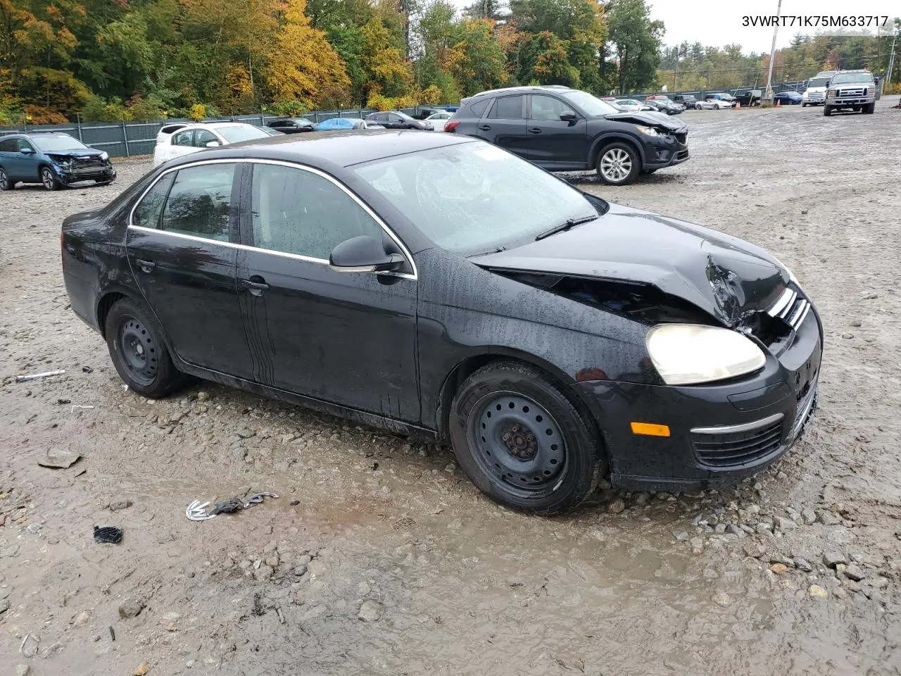 2005 Volkswagen New Jetta Tdi VIN: 3VWRT71K75M633717 Lot: 74534734