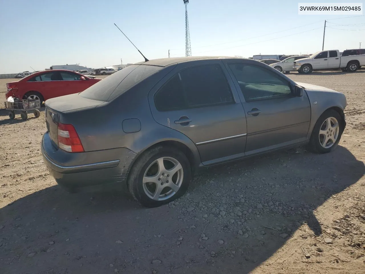 2005 Volkswagen Jetta Gl VIN: 3VWRK69M15M029485 Lot: 76056274