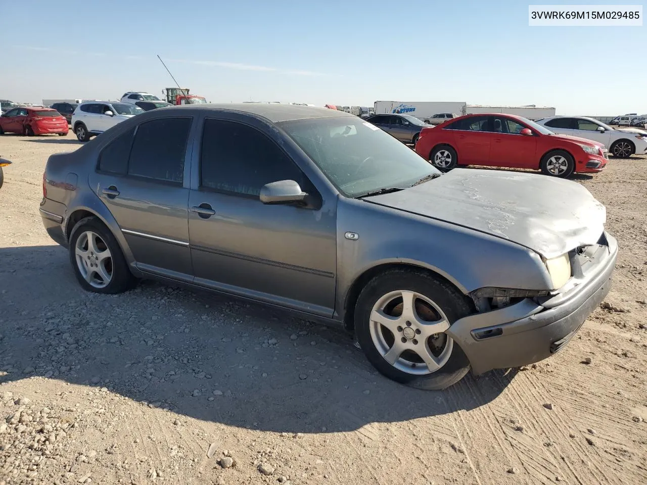 2005 Volkswagen Jetta Gl VIN: 3VWRK69M15M029485 Lot: 76056274