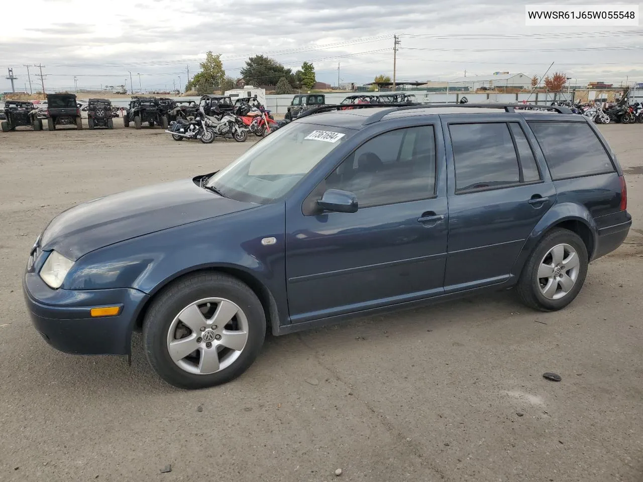 2005 Volkswagen Jetta Gls Tdi VIN: WVWSR61J65W055548 Lot: 77361694