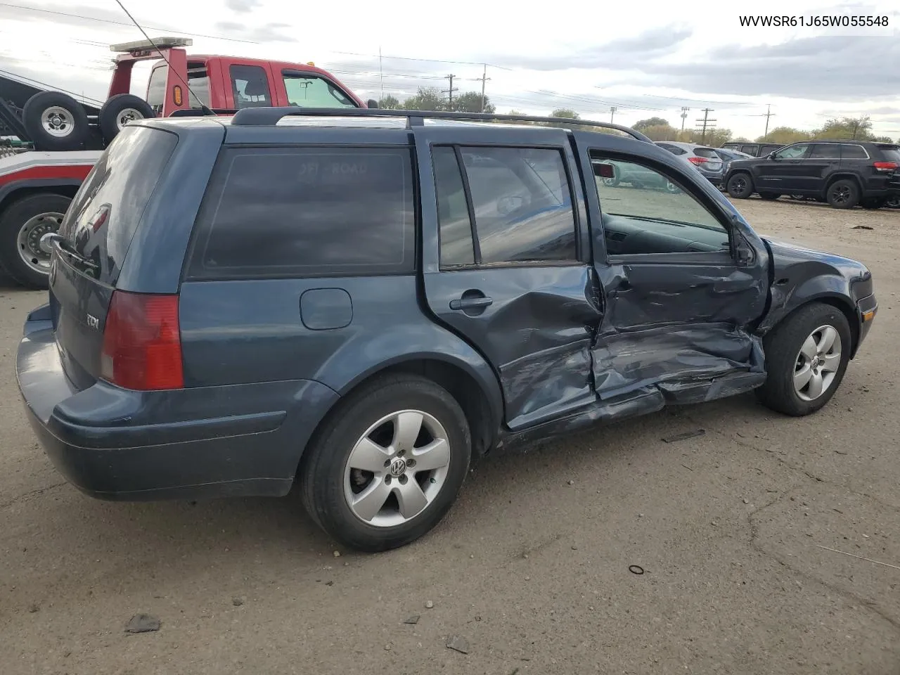 2005 Volkswagen Jetta Gls Tdi VIN: WVWSR61J65W055548 Lot: 77361694