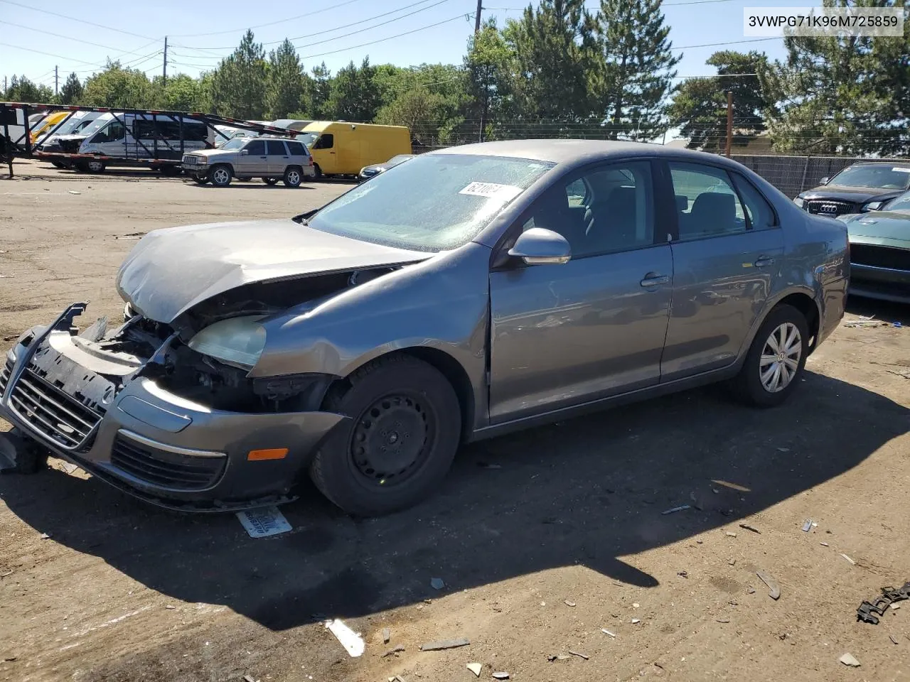 2006 Volkswagen Jetta Value VIN: 3VWPG71K96M725859 Lot: 62106494