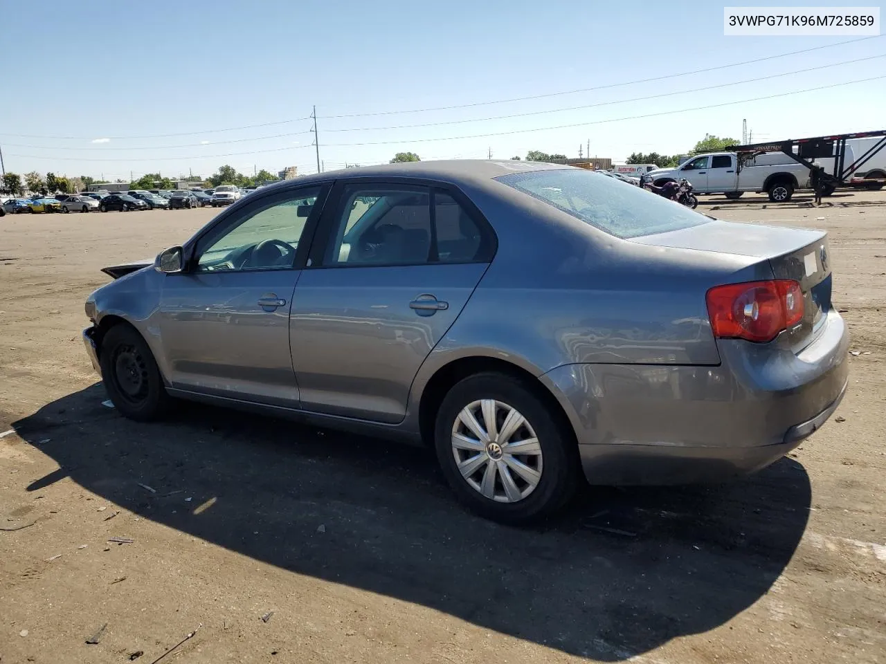 2006 Volkswagen Jetta Value VIN: 3VWPG71K96M725859 Lot: 62106494