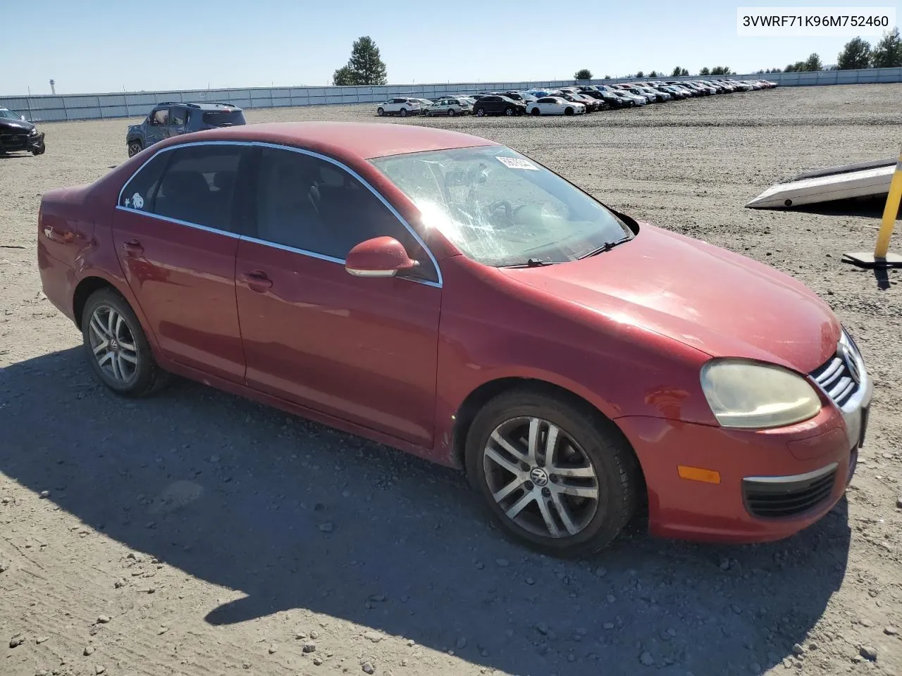 2006 Volkswagen Jetta 2.5 VIN: 3VWRF71K96M752460 Lot: 69676344