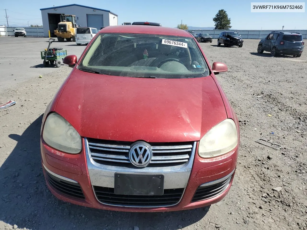 2006 Volkswagen Jetta 2.5 VIN: 3VWRF71K96M752460 Lot: 69676344