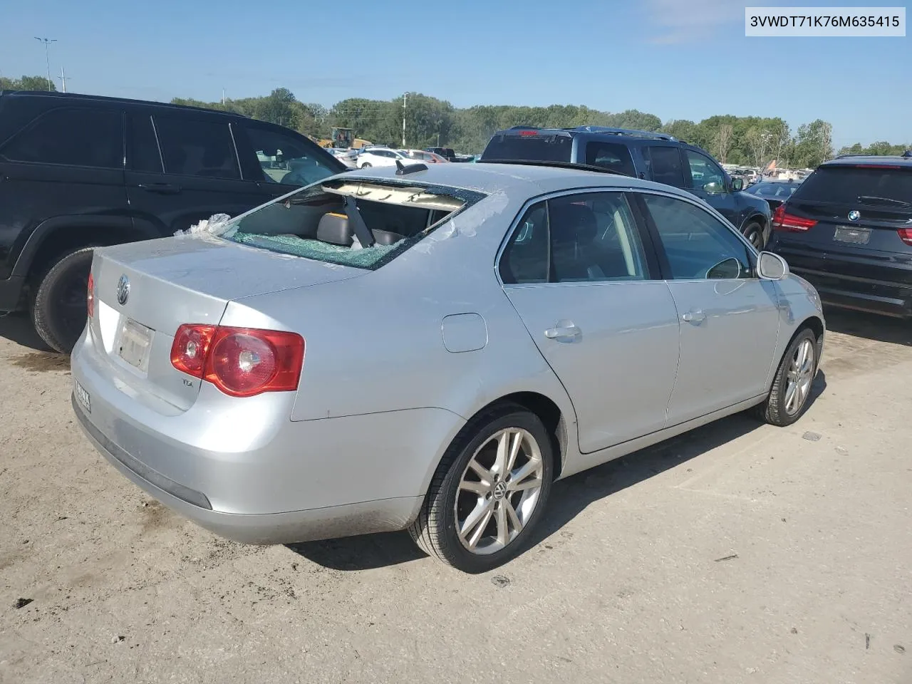 2006 Volkswagen Jetta Tdi Option Package 2 VIN: 3VWDT71K76M635415 Lot: 70227904