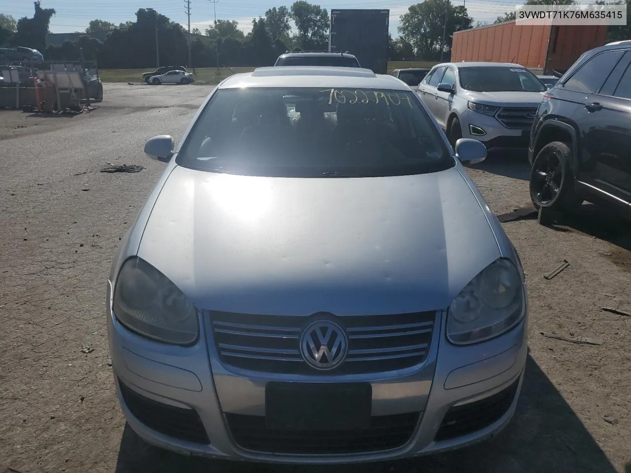 2006 Volkswagen Jetta Tdi Option Package 2 VIN: 3VWDT71K76M635415 Lot: 70227904