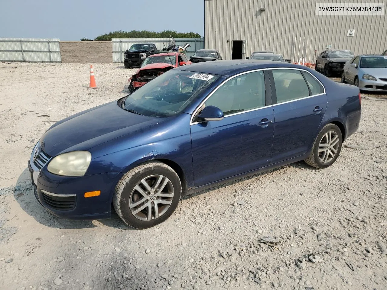 2006 Volkswagen Jetta 2.5 Option Package 1 VIN: 3VWSG71K76M784435 Lot: 70823984