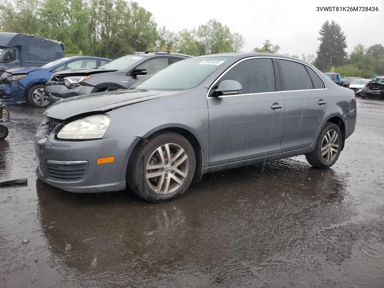 2006 Volkswagen Jetta Tdi Option Package 1 VIN: 3VWST81K26M728436 Lot: 72912404