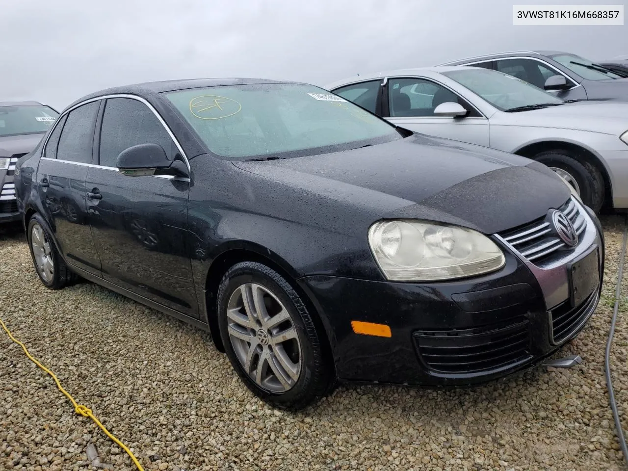 2006 Volkswagen Jetta Tdi Option Package 1 VIN: 3VWST81K16M668357 Lot: 74670884