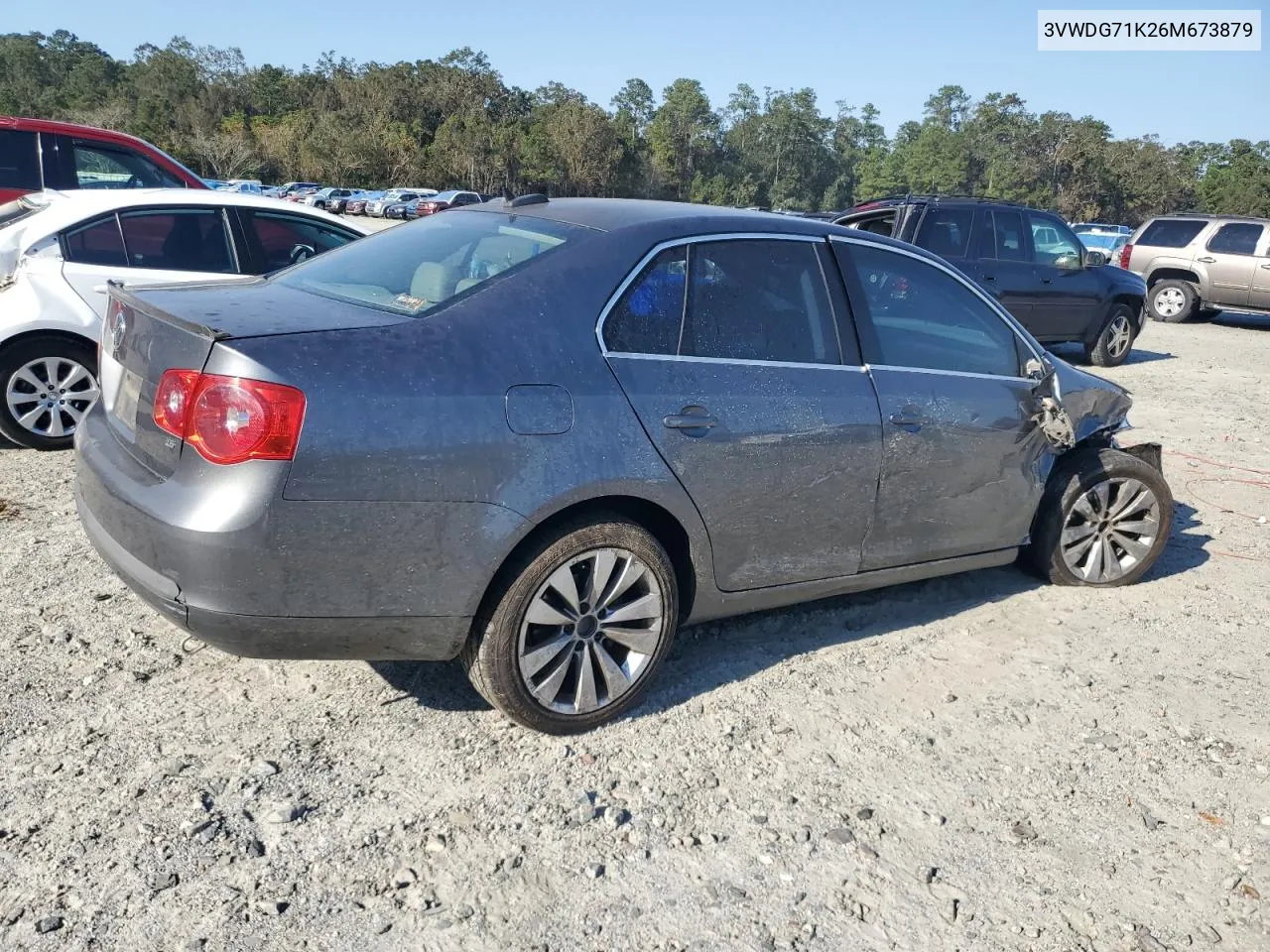 2006 Volkswagen Jetta 2.5 Option Package 2 VIN: 3VWDG71K26M673879 Lot: 75674634