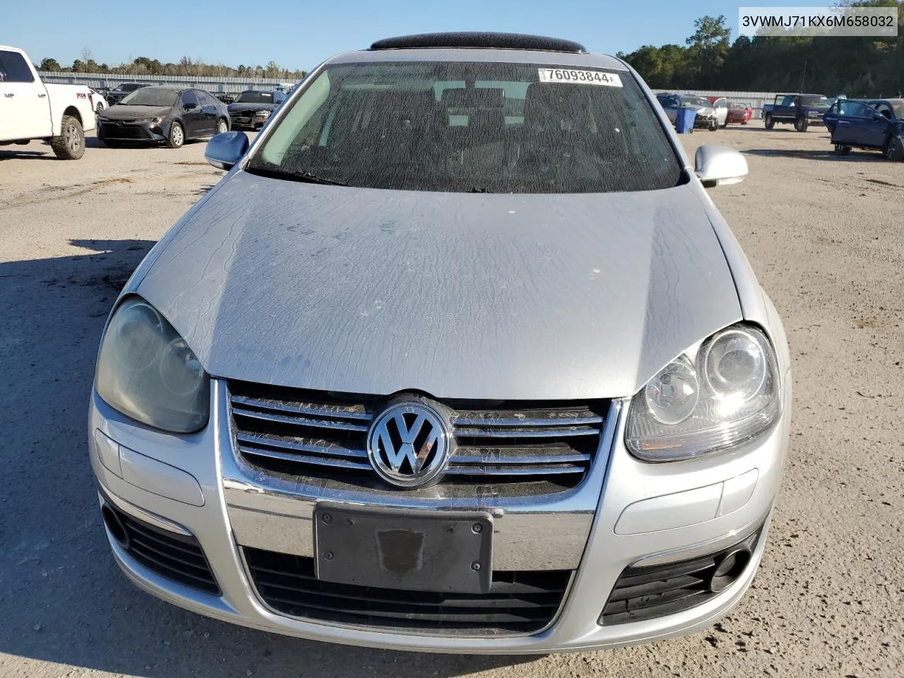 2006 Volkswagen Jetta 2.0T Option Package 2 VIN: 3VWMJ71KX6M658032 Lot: 76093844