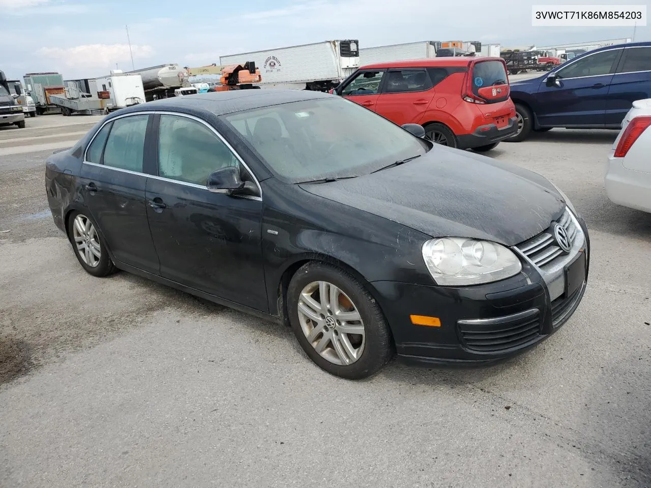 2006 Volkswagen Jetta Tdi VIN: 3VWCT71K86M854203 Lot: 76202294