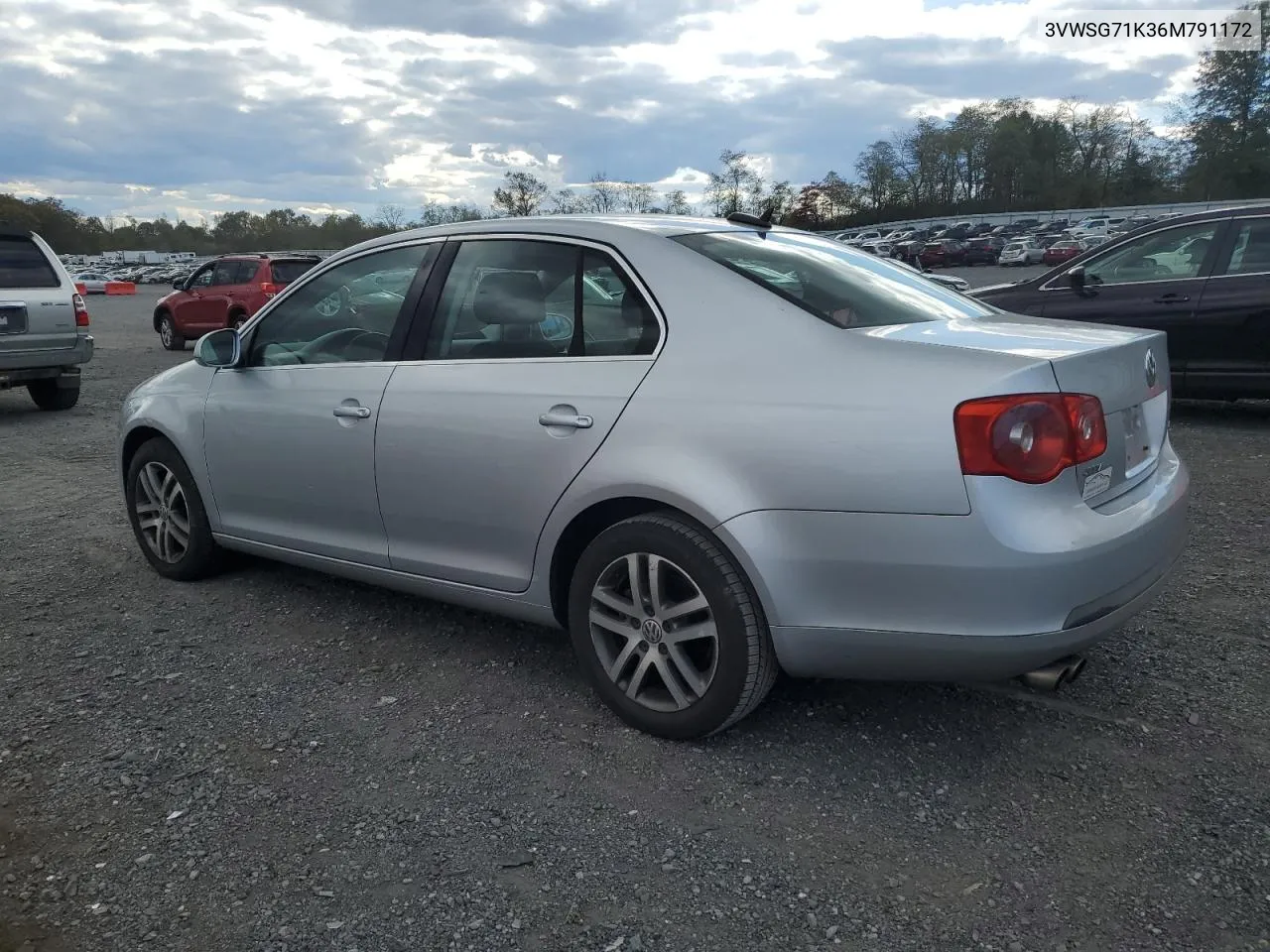 2006 Volkswagen Jetta 2.5 Option Package 1 VIN: 3VWSG71K36M791172 Lot: 76229744