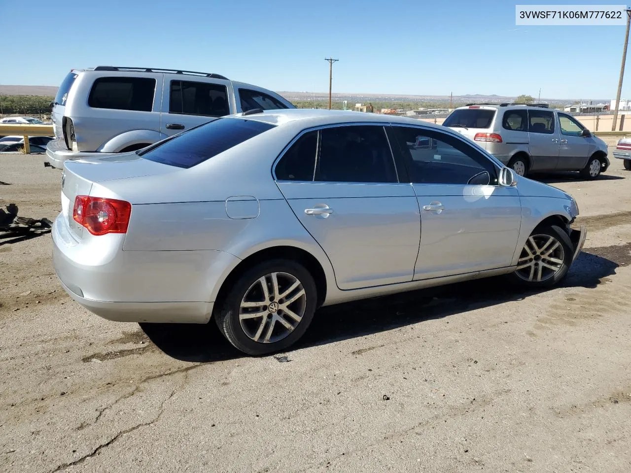 2006 Volkswagen Jetta 2.5 Option Package 1 VIN: 3VWSF71K06M777622 Lot: 77096814