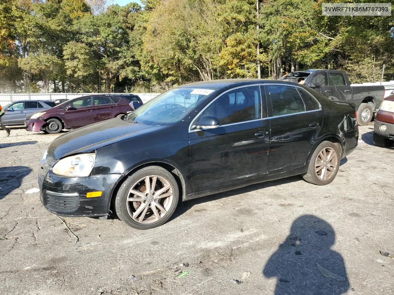 2006 Volkswagen Jetta 2.5 VIN: 3VWRF71K86M787393 Lot: 78161554