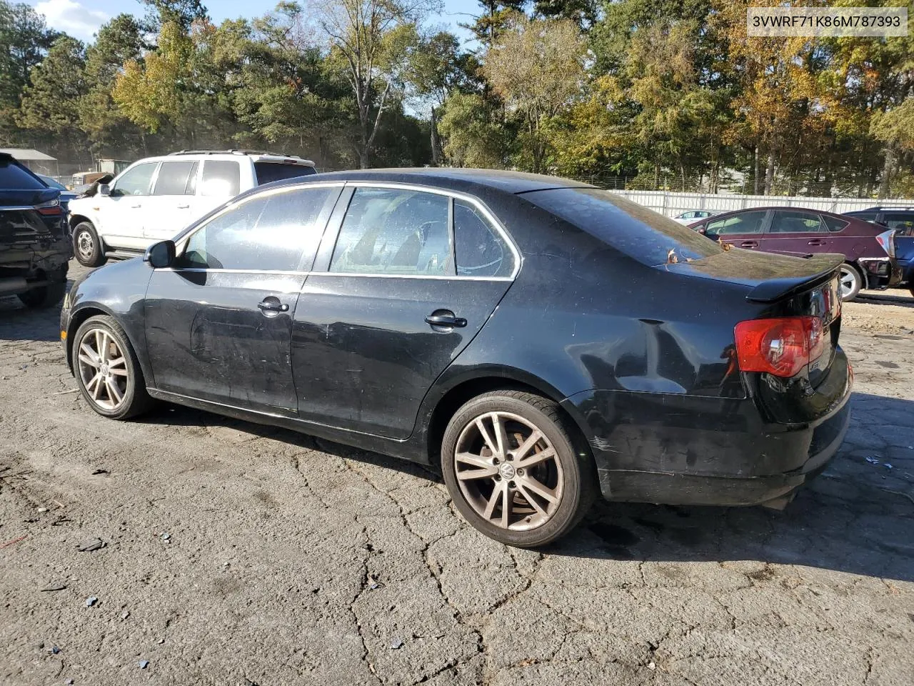 2006 Volkswagen Jetta 2.5 VIN: 3VWRF71K86M787393 Lot: 78161554