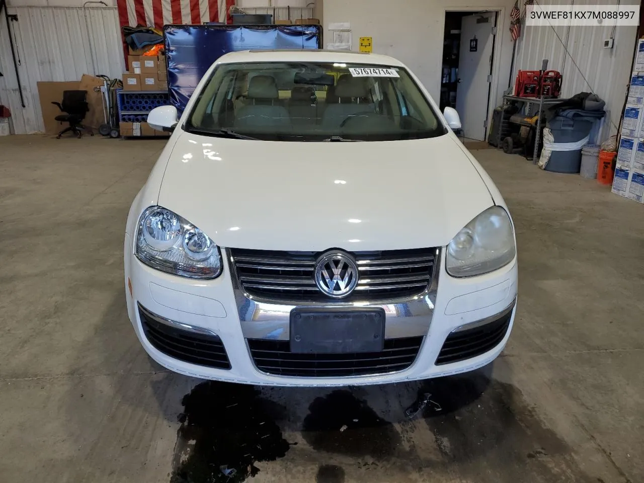 2007 Volkswagen Jetta Wolfsburg VIN: 3VWEF81KX7M088997 Lot: 57674714