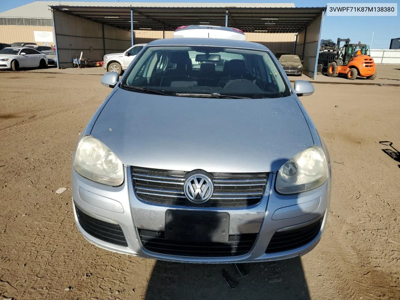 2007 Volkswagen Jetta 2.5 VIN: 3VWPF71K87M138380 Lot: 58275064