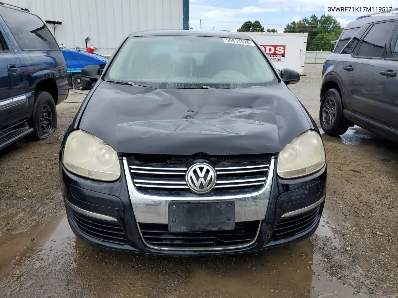 2007 Volkswagen Jetta 2.5 Option Package 1 VIN: 3VWRF71K17M119517 Lot: 59631974