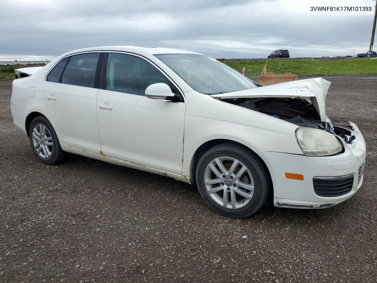 2007 Volkswagen Jetta 2.5L Premium VIN: 3VWNF81K17M101393 Lot: 61878494