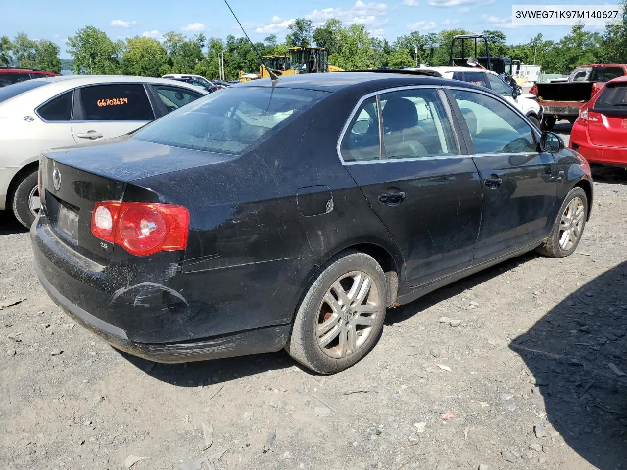 2007 Volkswagen Jetta Wolfsburg VIN: 3VWEG71K97M140627 Lot: 67090114