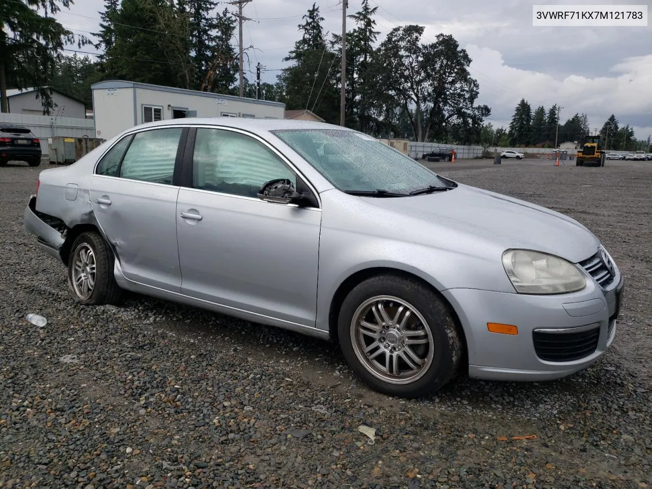 2007 Volkswagen Jetta 2.5 Option Package 1 VIN: 3VWRF71KX7M121783 Lot: 68172804