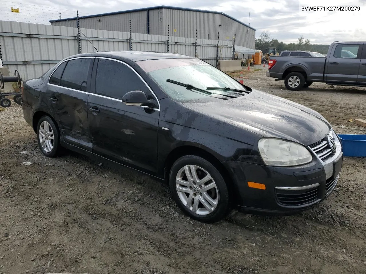 2007 Volkswagen Jetta Wolfsburg VIN: 3VWEF71K27M200279 Lot: 71243174