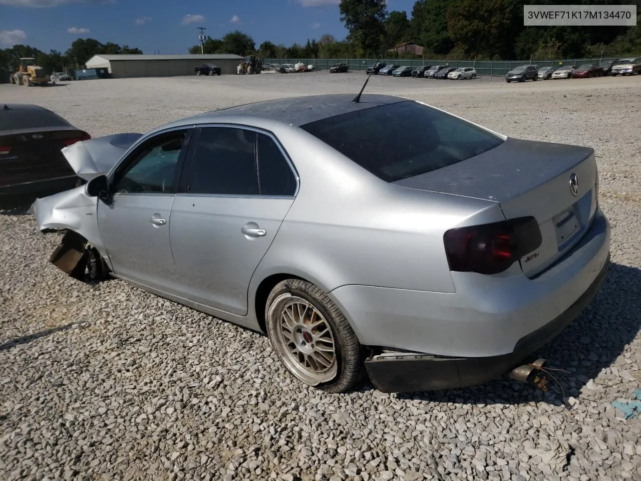 2007 Volkswagen Jetta Wolfsburg VIN: 3VWEF71K17M134470 Lot: 71430044