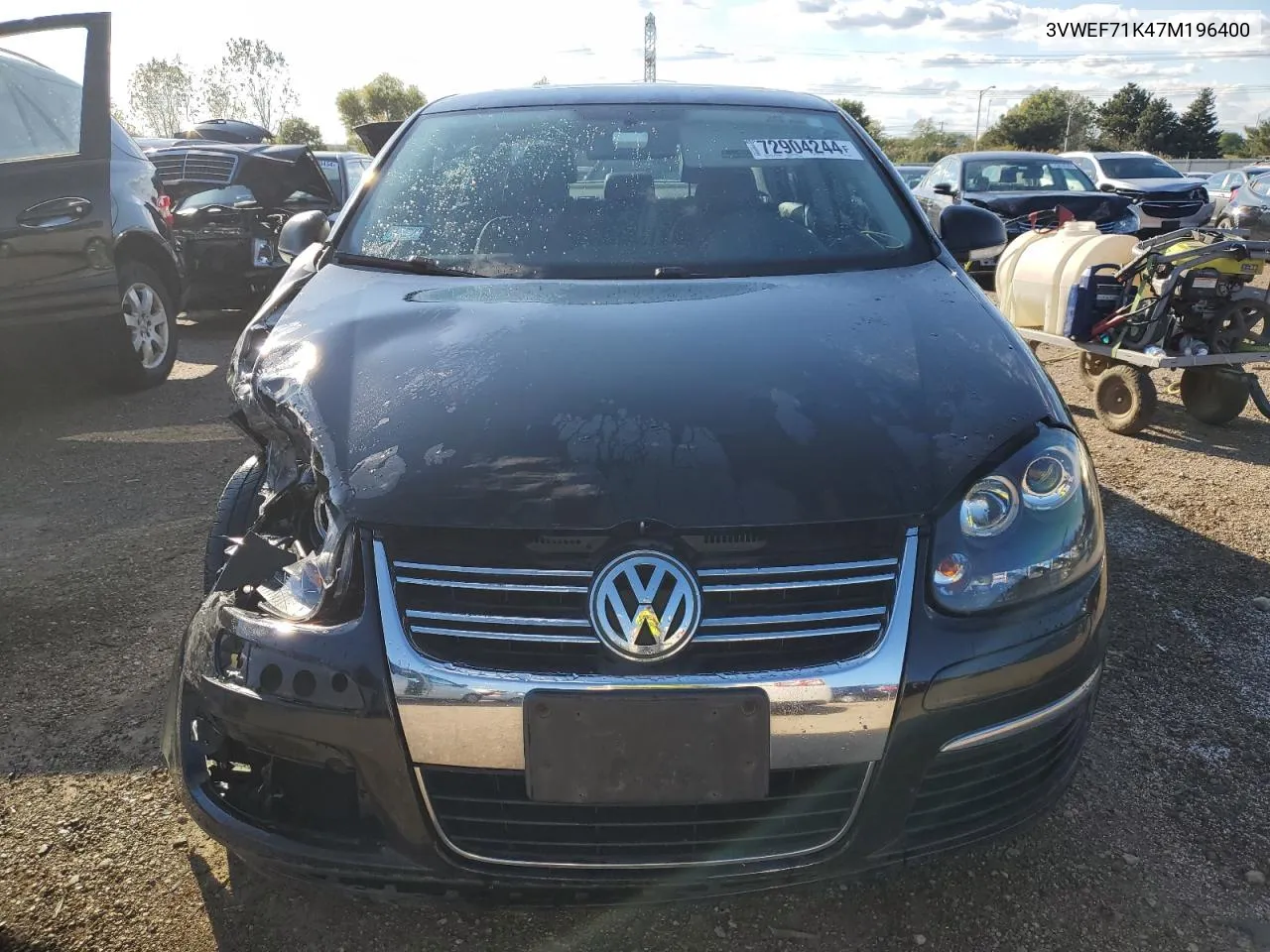 2007 Volkswagen Jetta Wolfsburg VIN: 3VWEF71K47M196400 Lot: 72904244