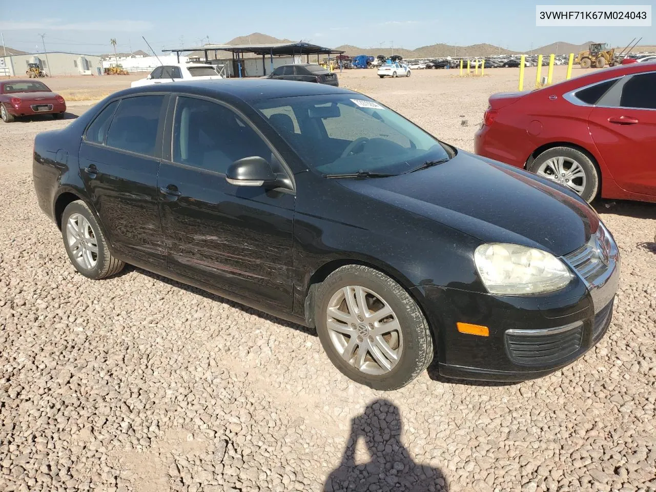 3VWHF71K67M024043 2007 Volkswagen Jetta 2.5