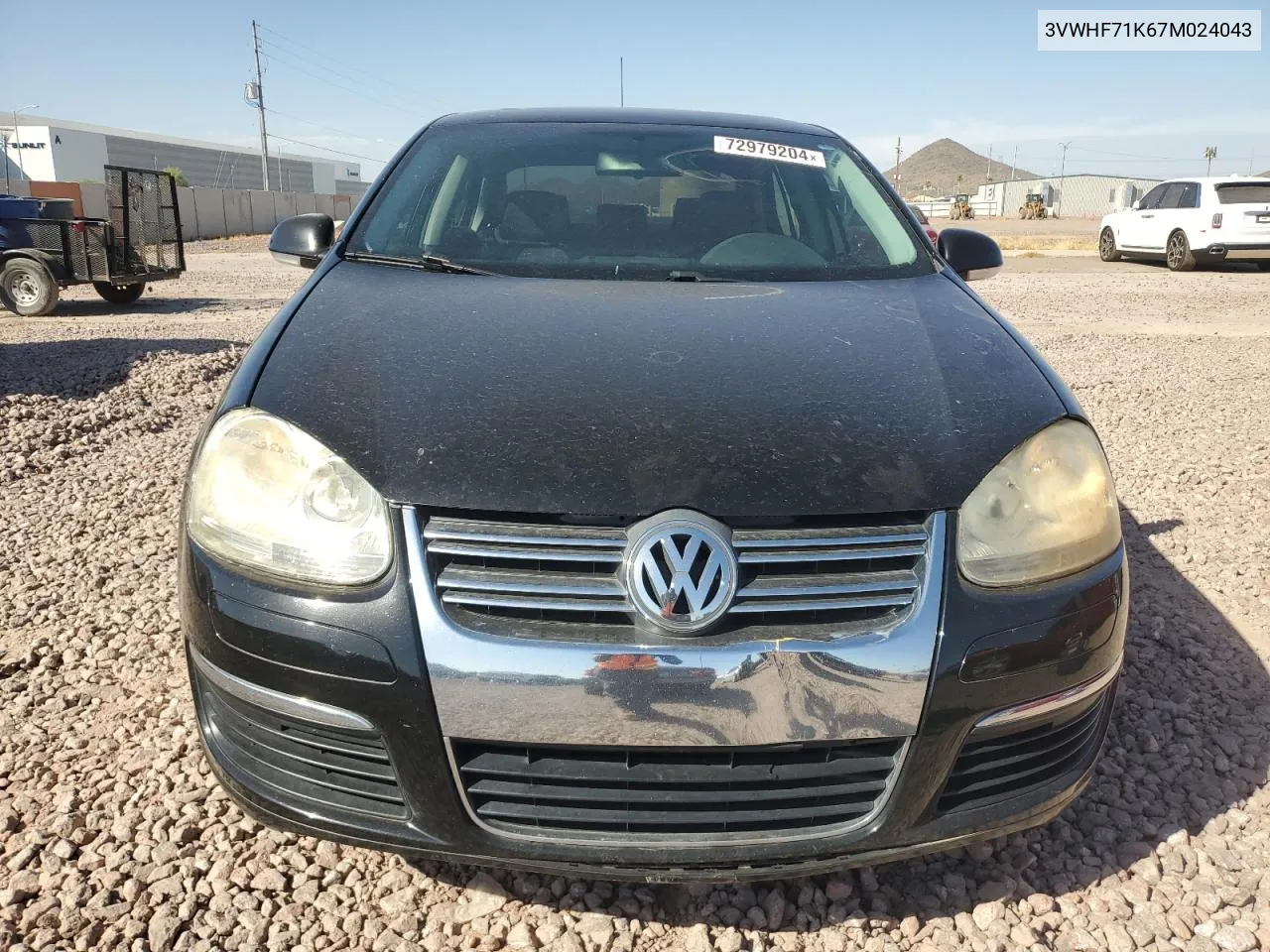 2007 Volkswagen Jetta 2.5 VIN: 3VWHF71K67M024043 Lot: 72979204