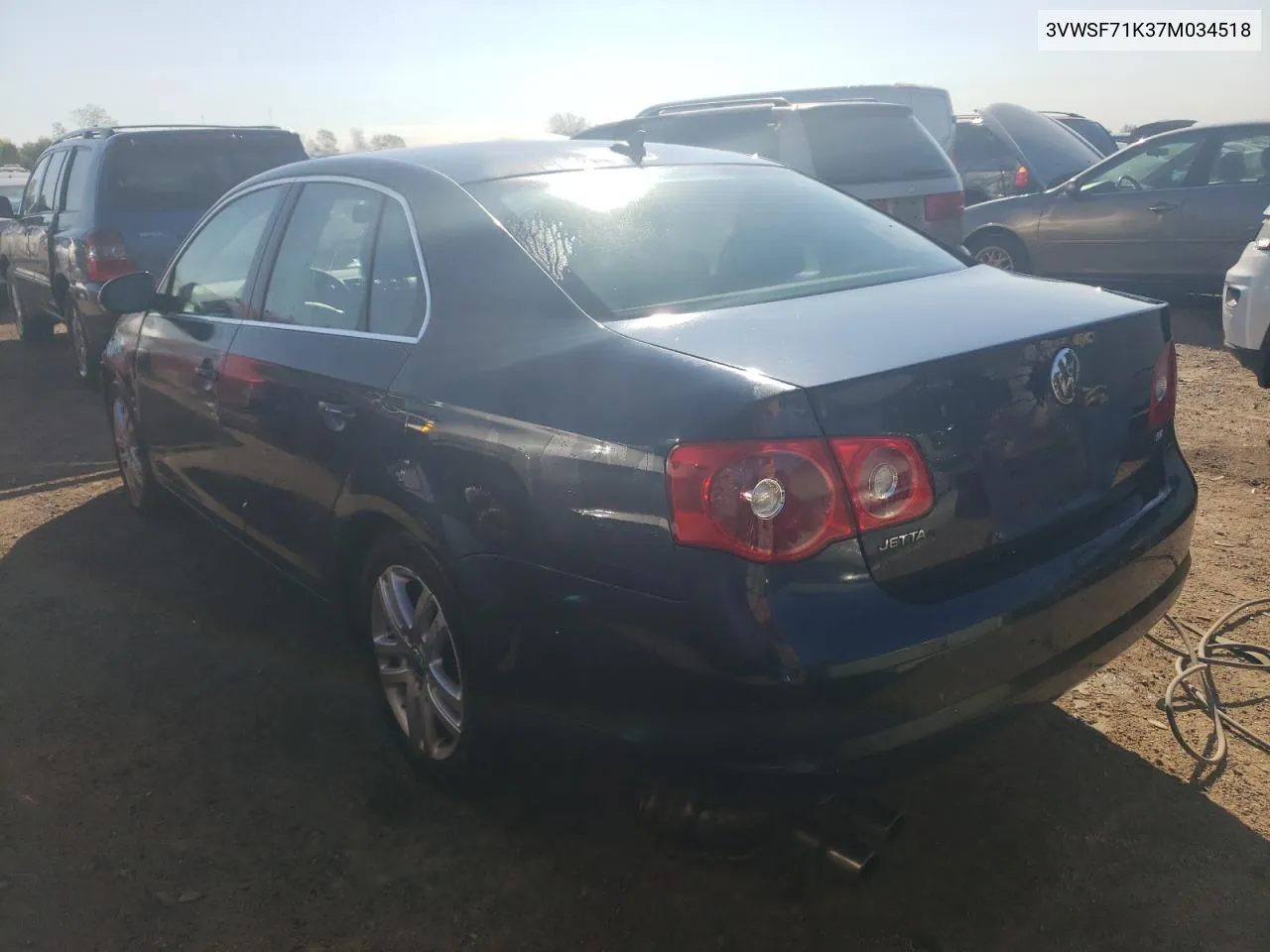 2007 Volkswagen Jetta 2.5 Option Package 1 VIN: 3VWSF71K37M034518 Lot: 73570444