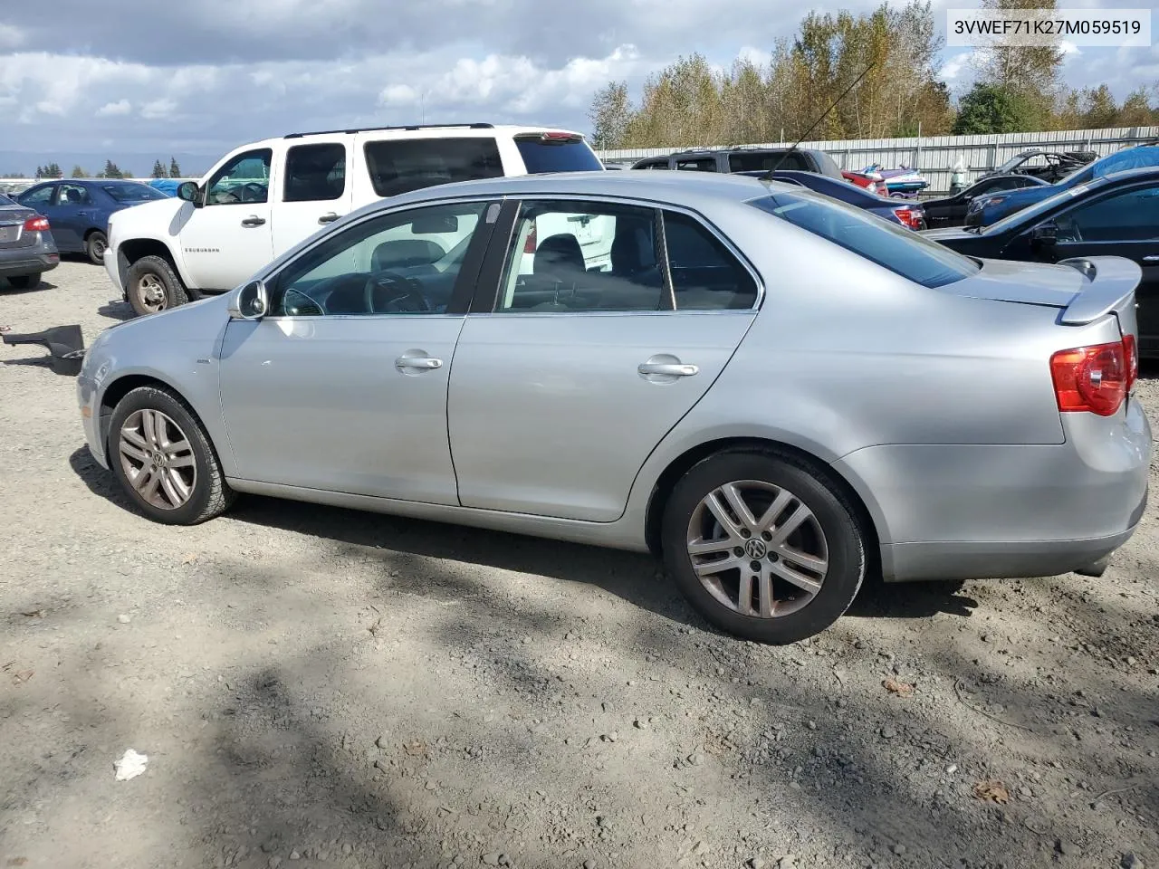 3VWEF71K27M059519 2007 Volkswagen Jetta Wolfsburg