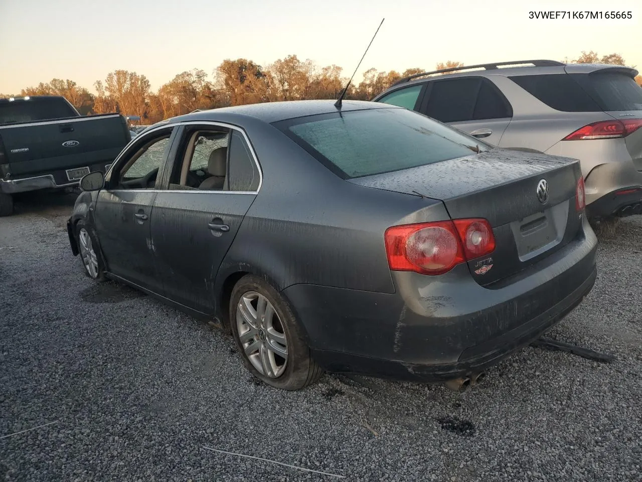 2007 Volkswagen Jetta Wolfsburg VIN: 3VWEF71K67M165665 Lot: 75526434