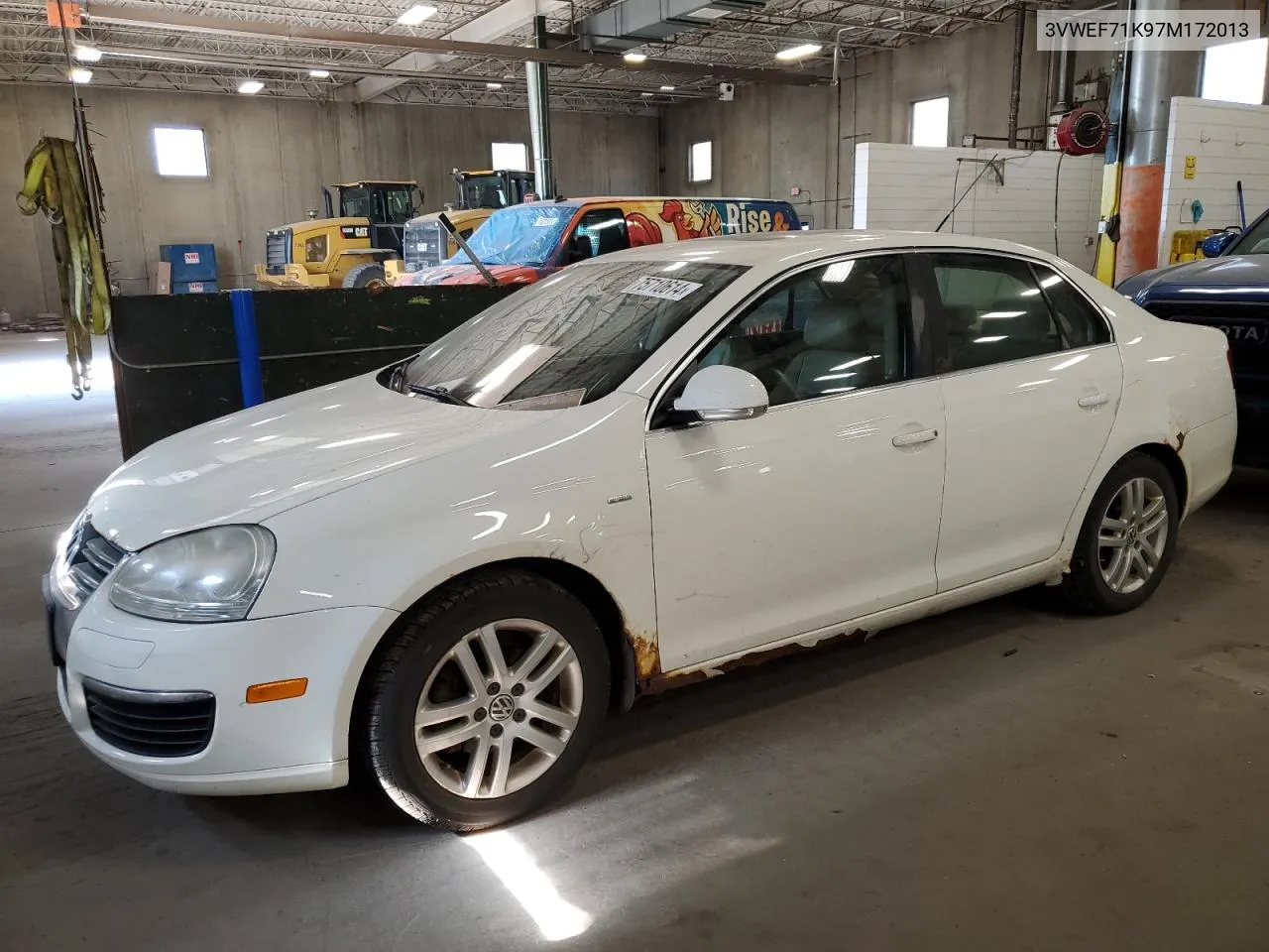 2007 Volkswagen Jetta Wolfsburg VIN: 3VWEF71K97M172013 Lot: 75710614