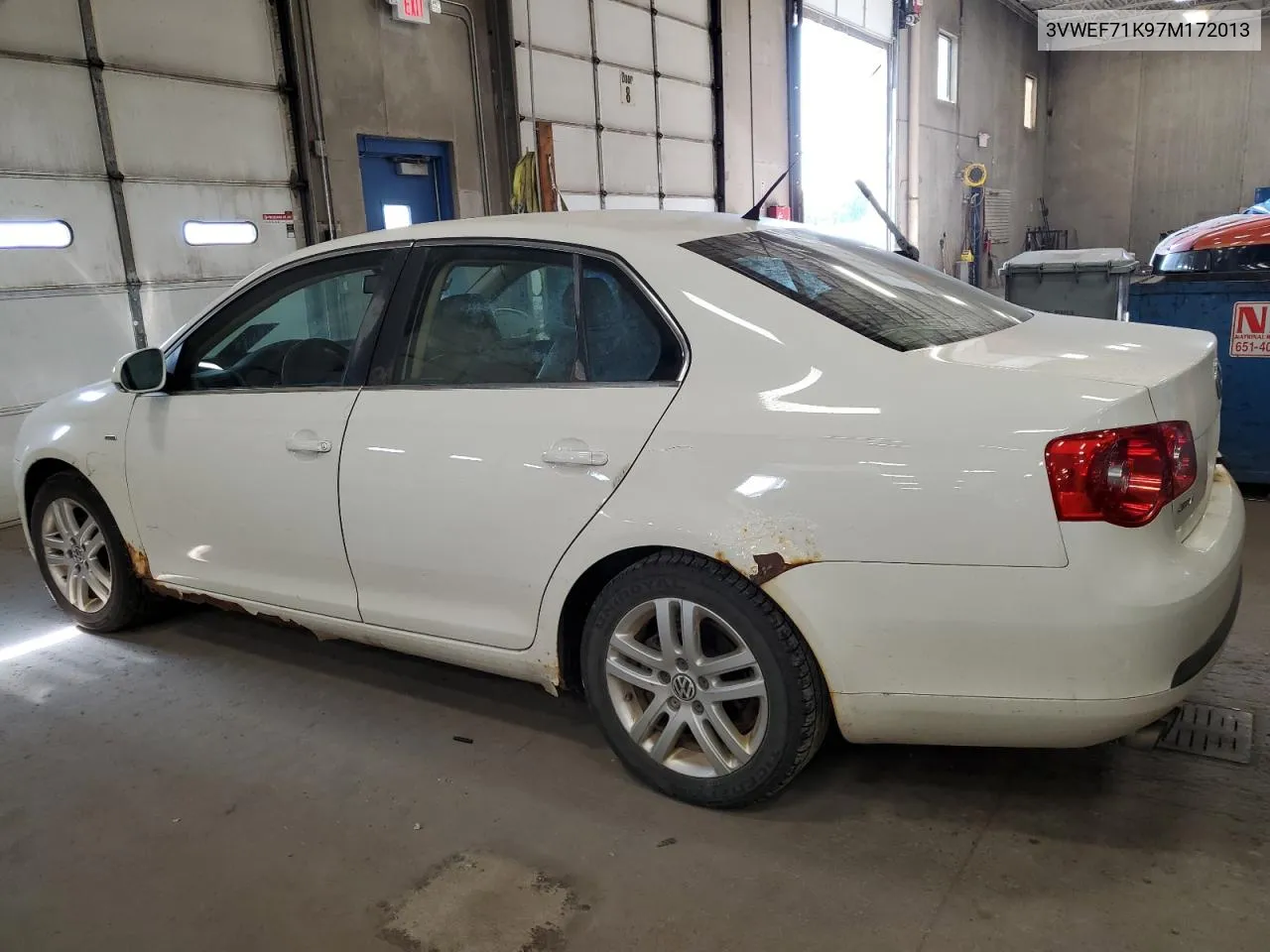 2007 Volkswagen Jetta Wolfsburg VIN: 3VWEF71K97M172013 Lot: 75710614