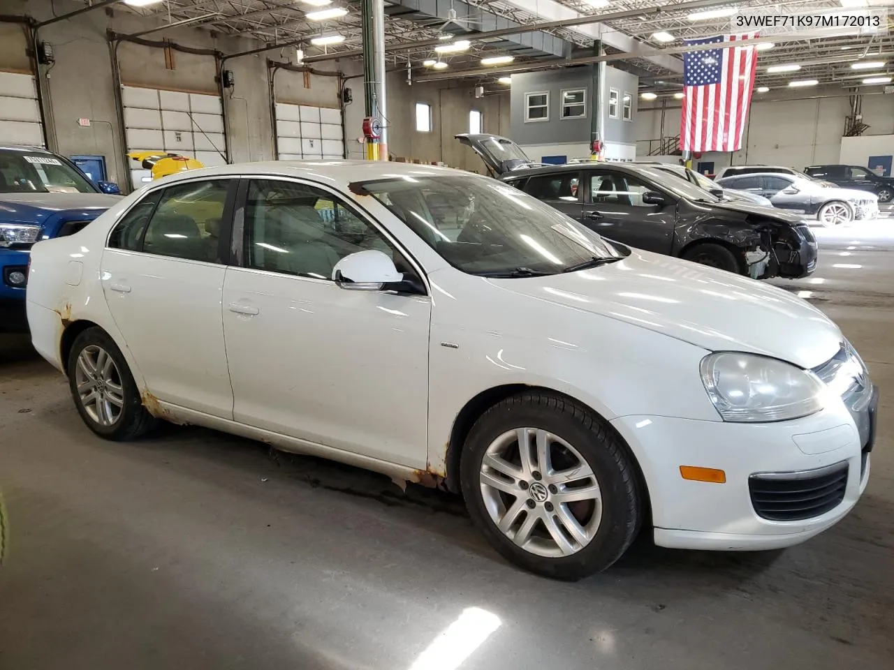 2007 Volkswagen Jetta Wolfsburg VIN: 3VWEF71K97M172013 Lot: 75710614