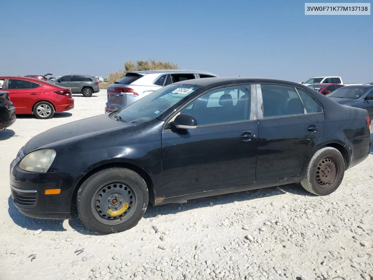 2007 Volkswagen Jetta VIN: 3VWGF71K77M137138 Lot: 75767244