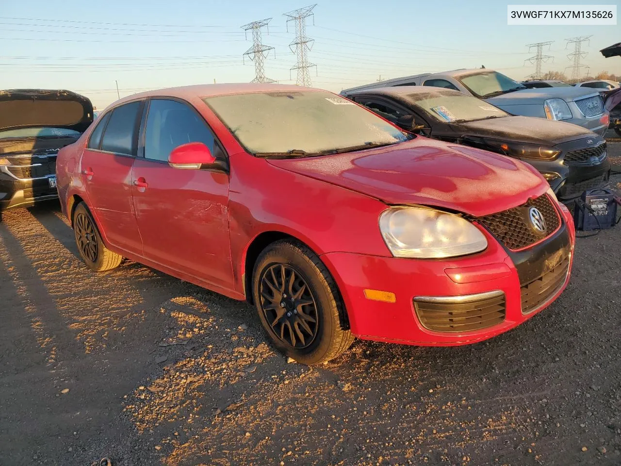 3VWGF71KX7M135626 2007 Volkswagen Jetta