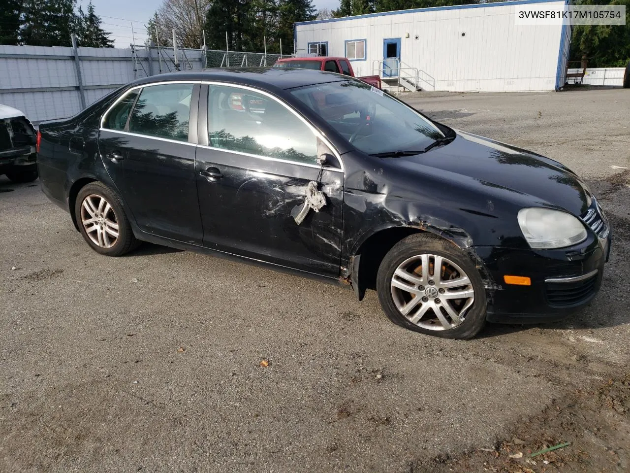 2007 Volkswagen Jetta 2.5 Option Package 1 VIN: 3VWSF81K17M105754 Lot: 79934744