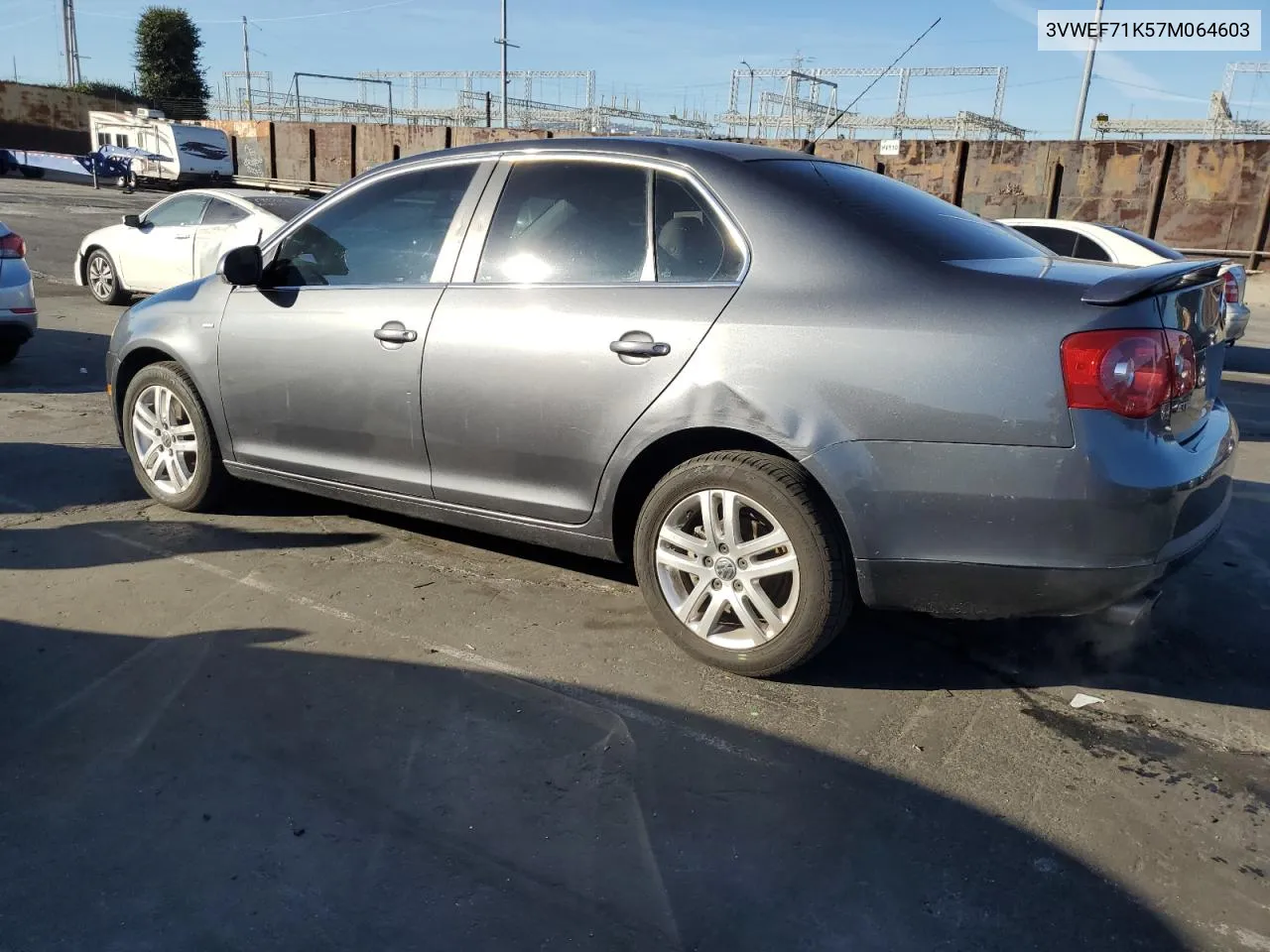 2007 Volkswagen Jetta Wolfsburg VIN: 3VWEF71K57M064603 Lot: 80487294